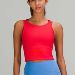 Lulu power pivot ribbed tank top